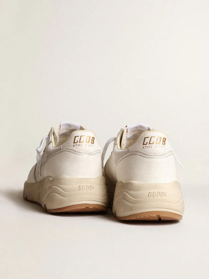 GGDB - Running Sole homme en résille et nappa blancs
